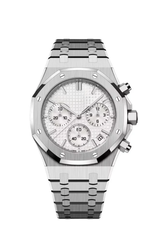 SEIKO MOD | Royal Oak Chronographe Blanc